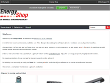 Tablet Screenshot of energy-shop.nl