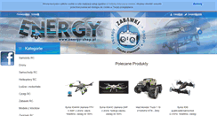 Desktop Screenshot of energy-shop.pl